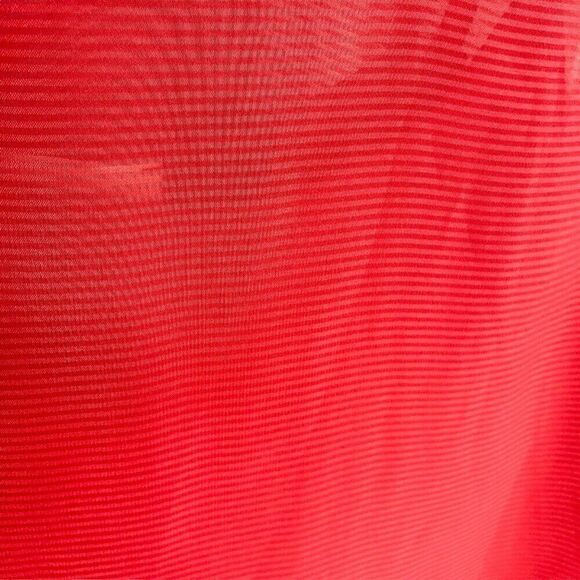 Everly x Anthropologie | Chiffon Bell Sleeve Blouse Size M | EUC Red Sheer - Picture 5 of 8